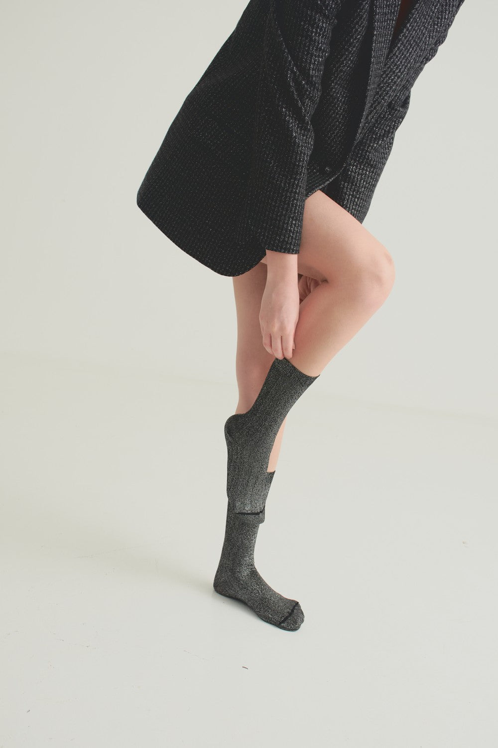 Pack 2 Medias Estampado Liso