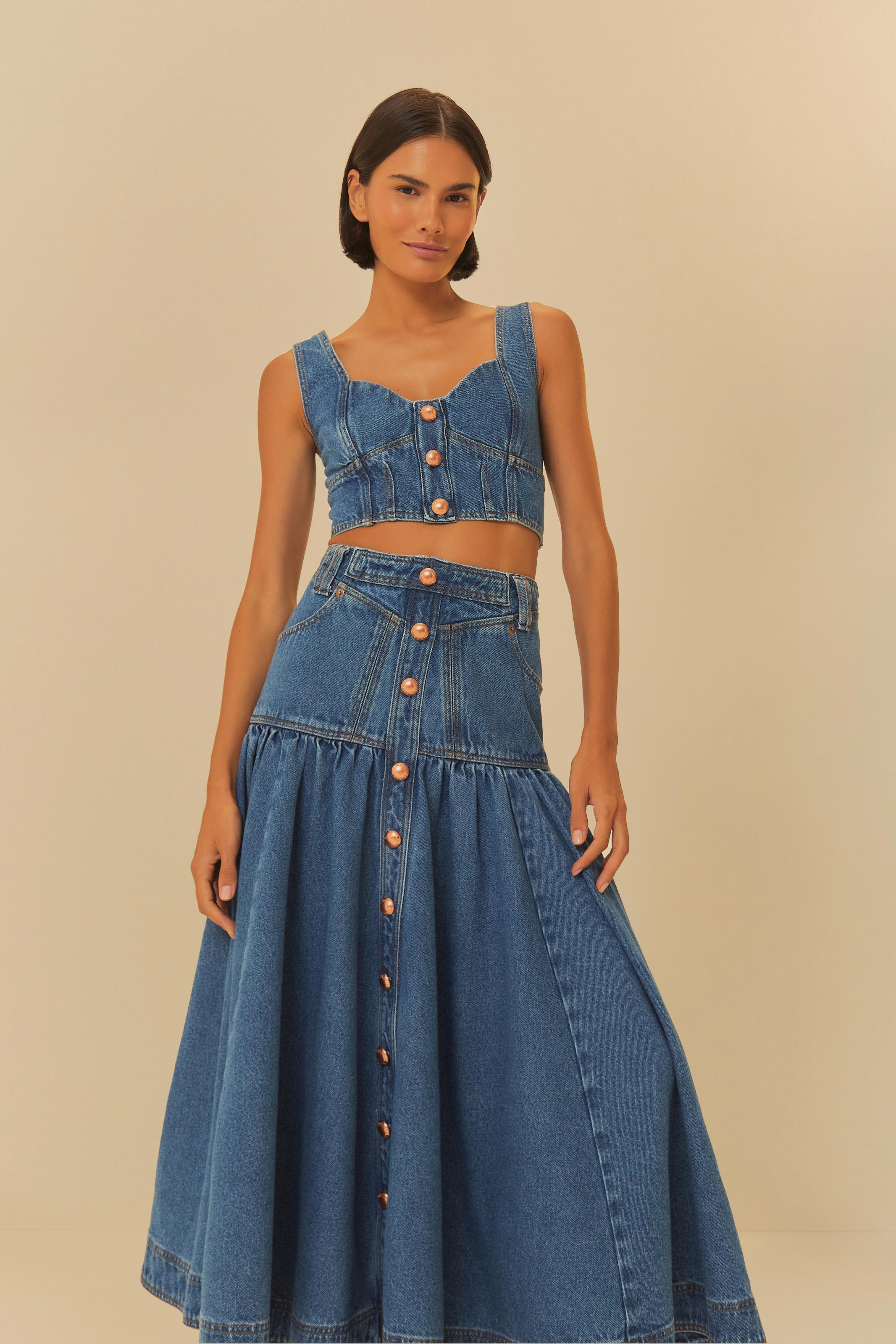 Falda De Jeans