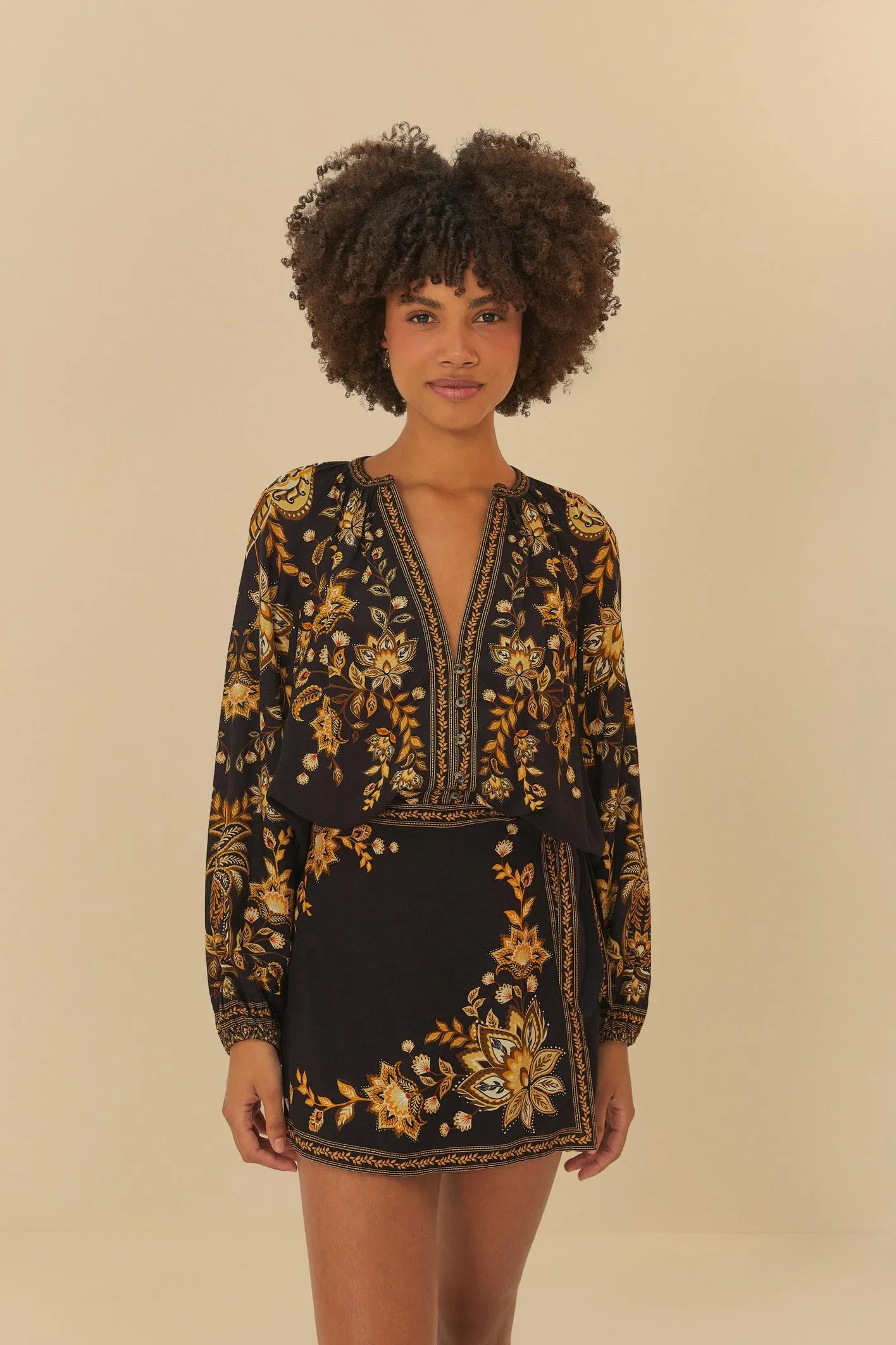 Blusa Flora Abacaxi