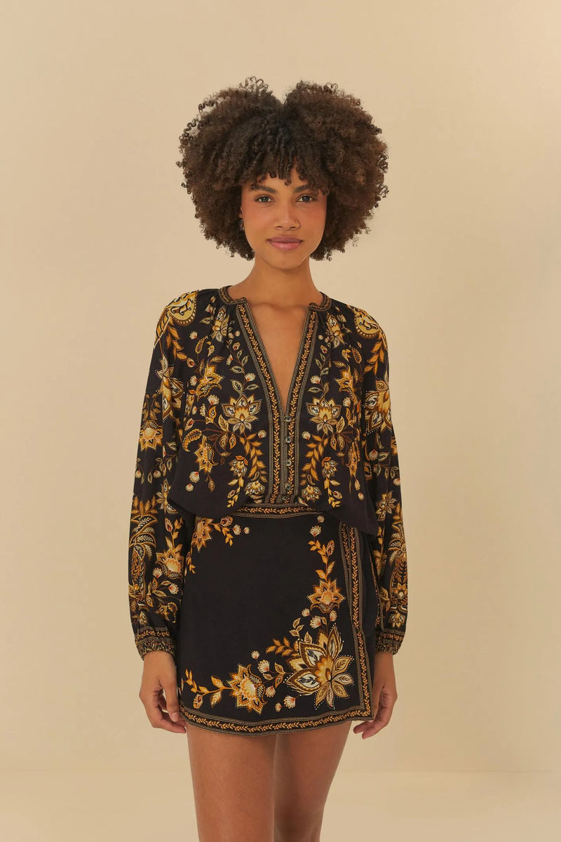 Camisa Flora Abacaxi