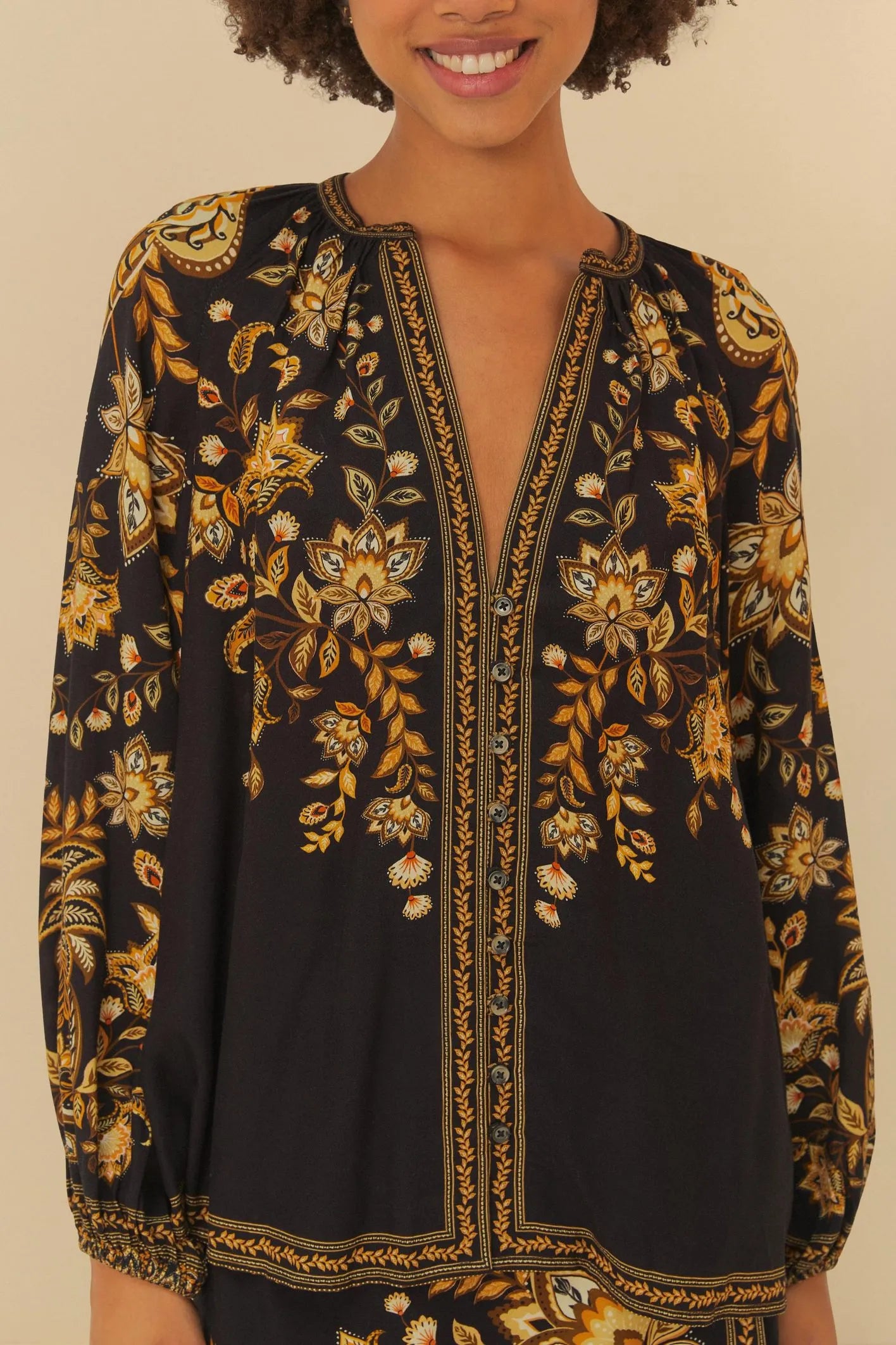 Blusa Flora Abacaxi