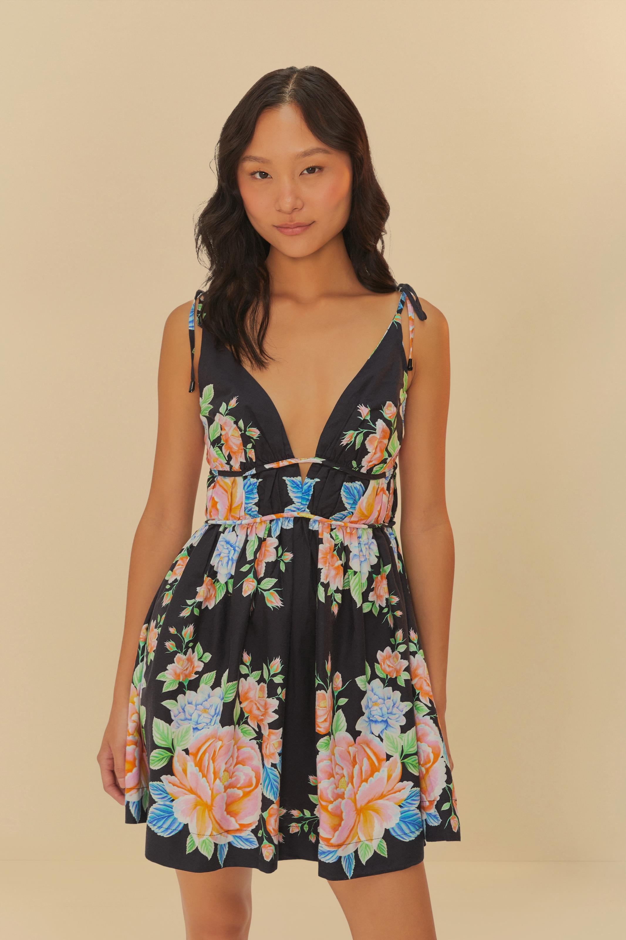 Vestido Lenco Floral Sofia