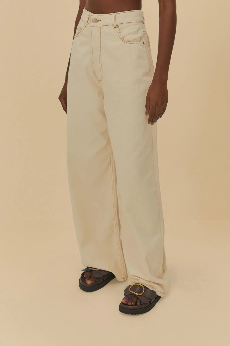 Pantalón Sarja Cintura Reversivel Off