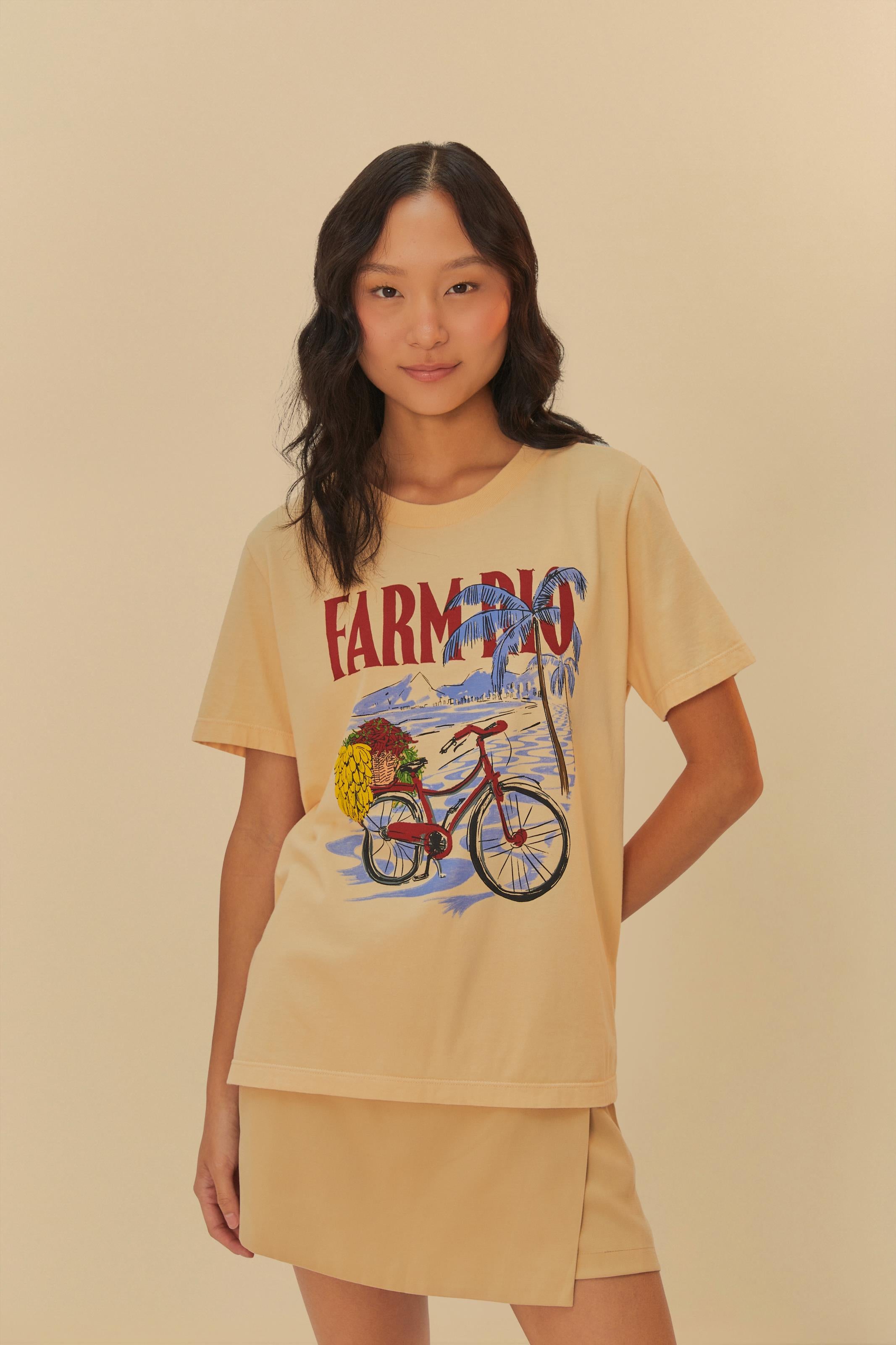 T-Shirt Fit Farm Rio Bicicleta