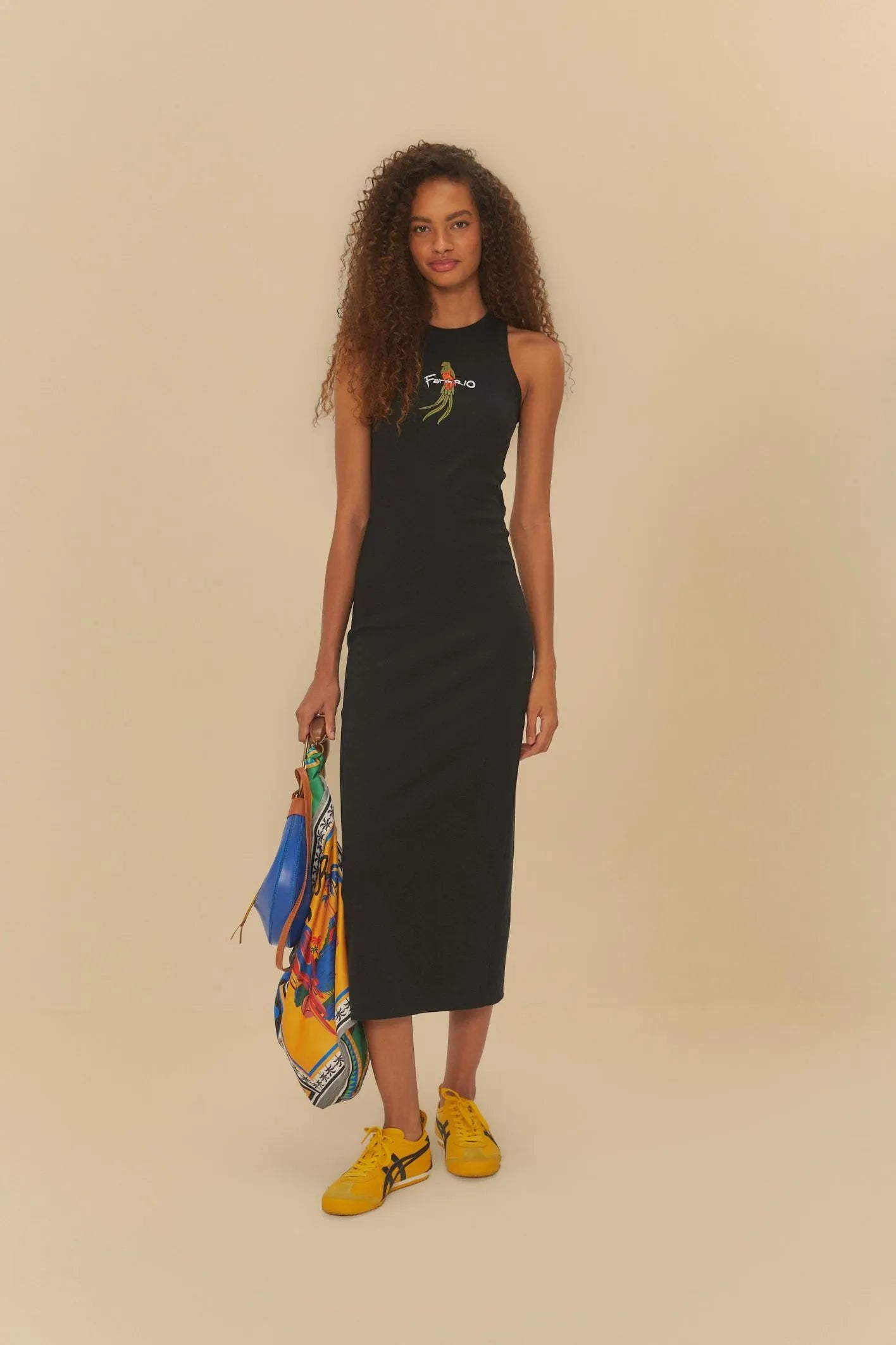 Vestido Rib Farm Rio Passaros