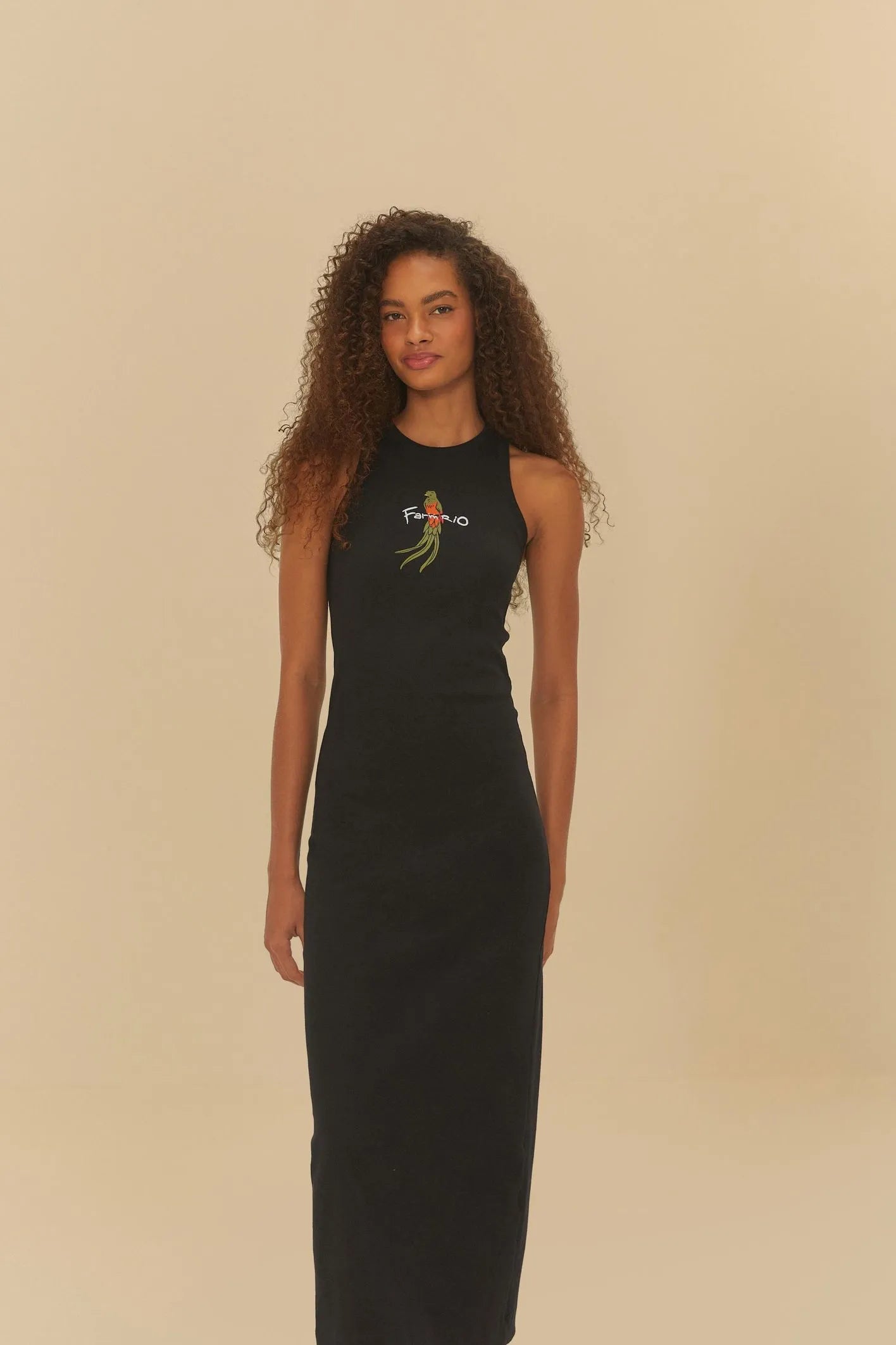 Vestido Rib Farm Rio Passaros