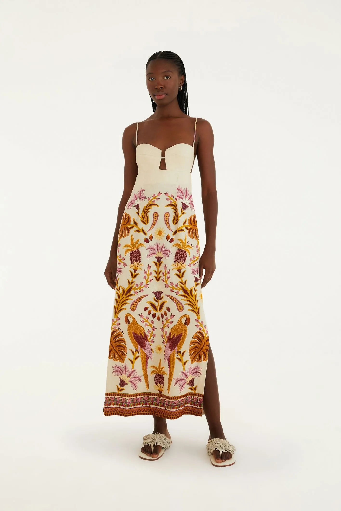 Vestido Tapecaria Tropical