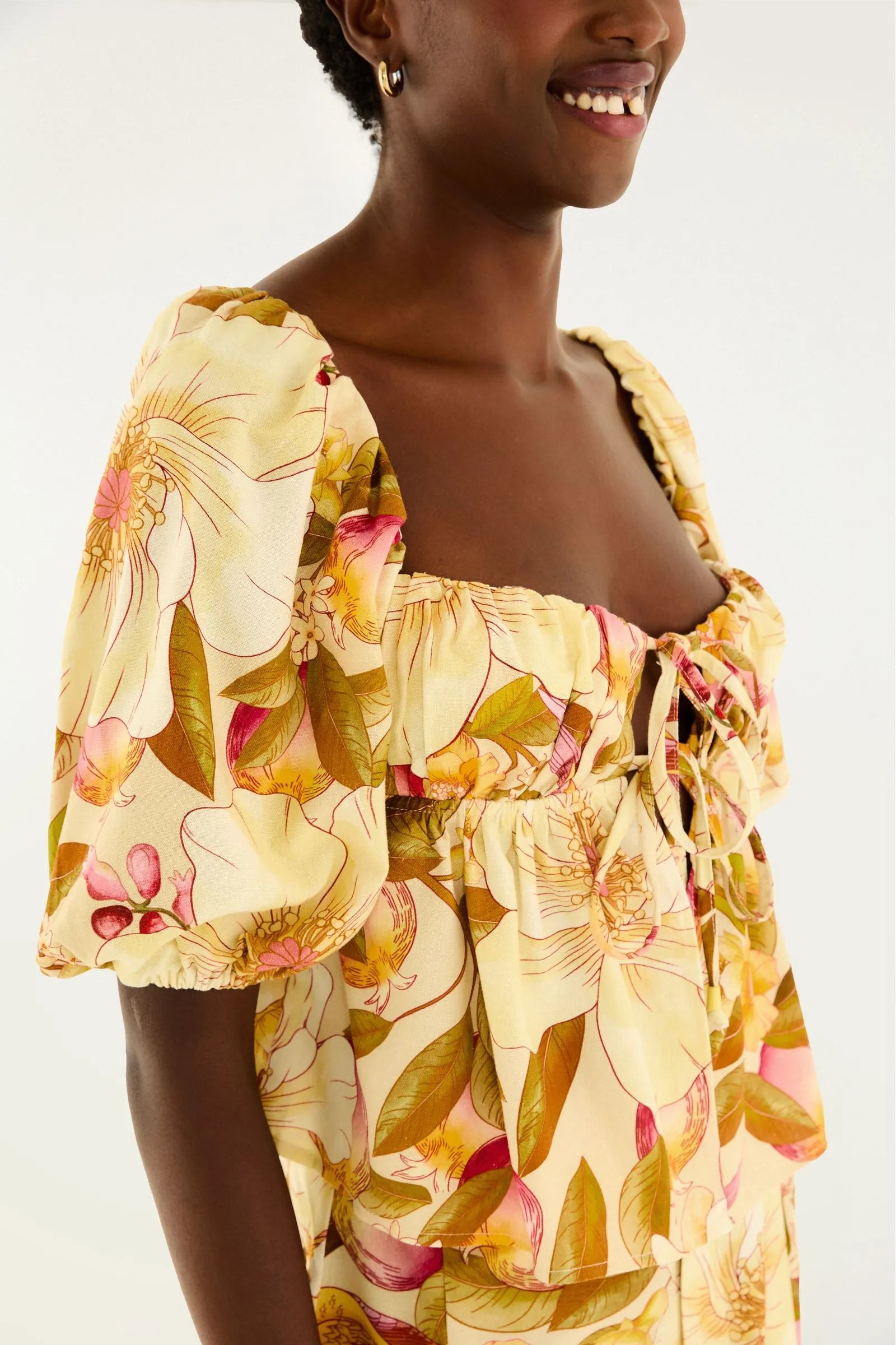 Blusa Romance De Flor