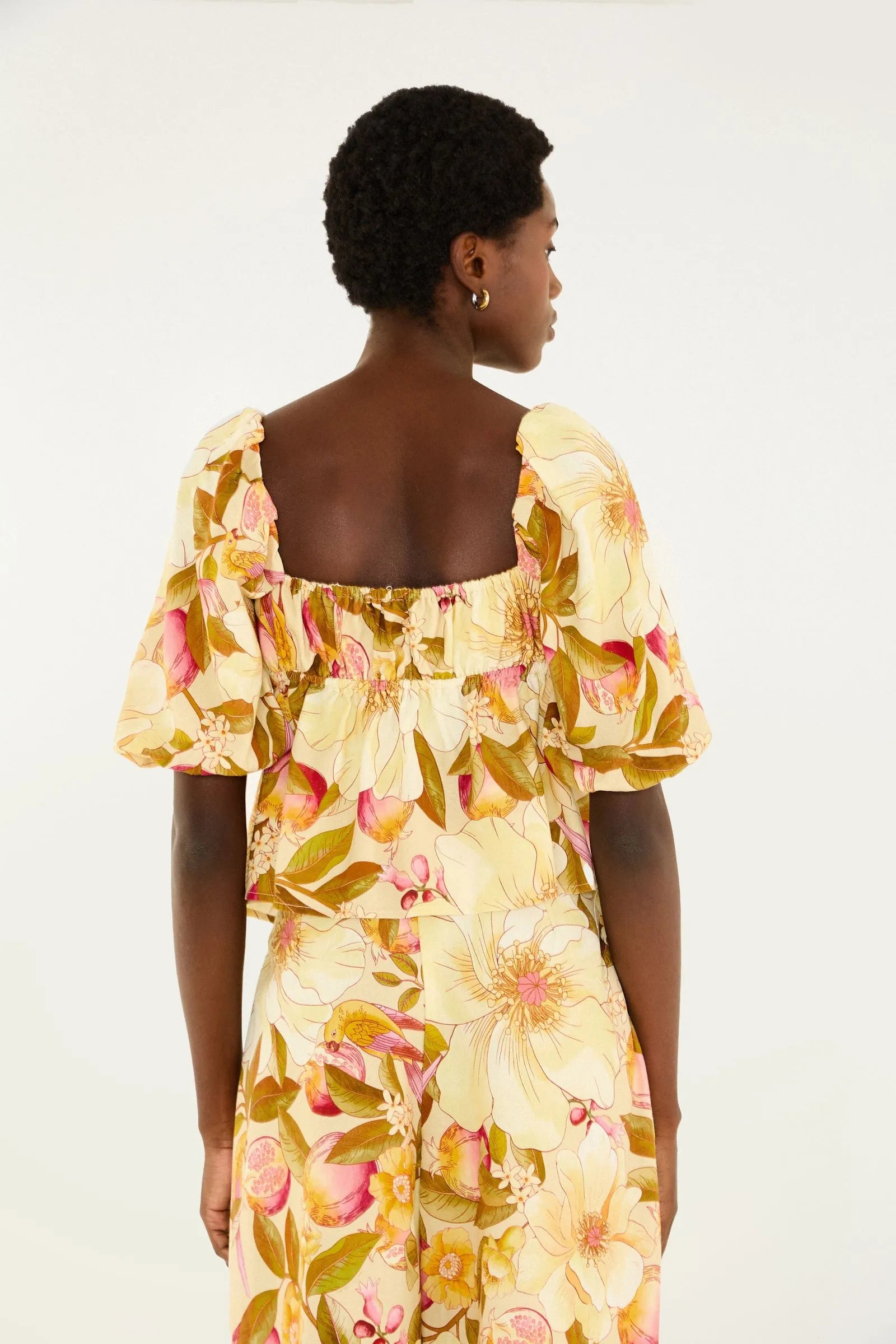Blusa Romance De Flor