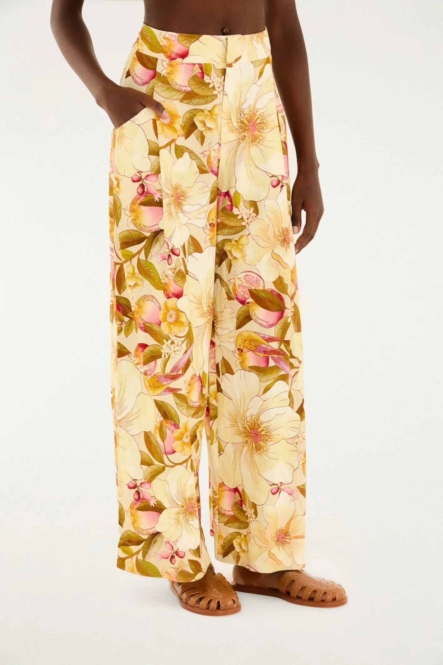 Pantalón Romance De Flor