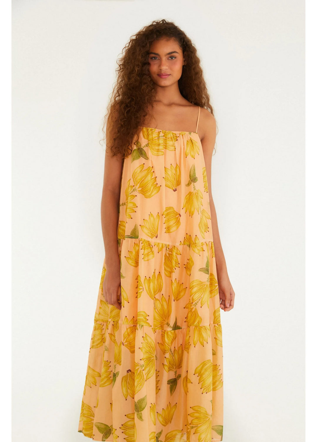 Maxi Vestido Banana Prata FARM RIO MAXI VESTIDOS Malva CO