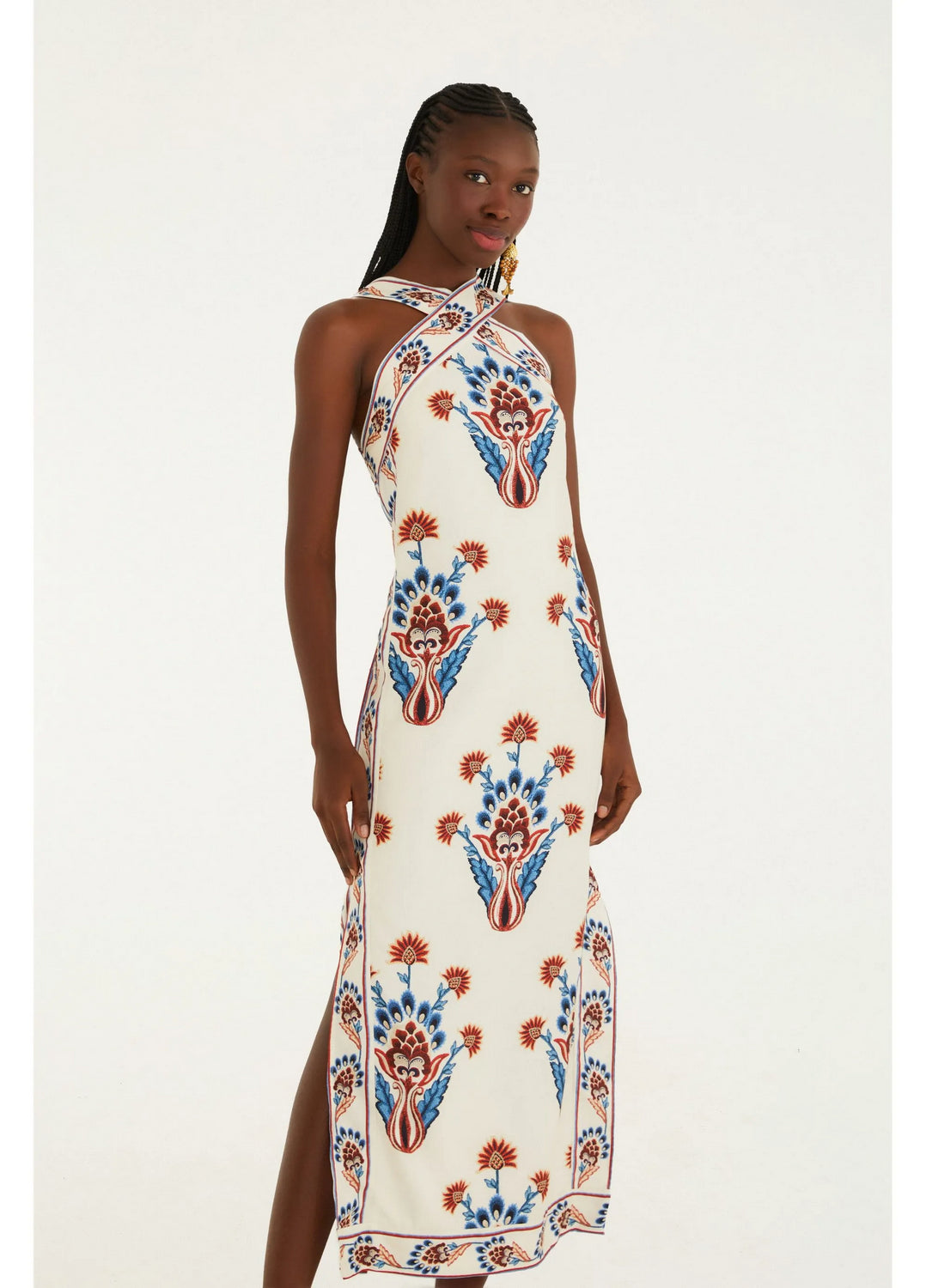 Maxi Vestido Estampado Indra FARM RIO MAXI VESTIDOS Malva CO