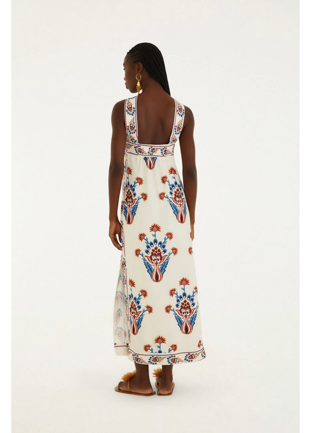 Maxi Vestido Estampado Indra FARM RIO MAXI VESTIDOS Malva CO