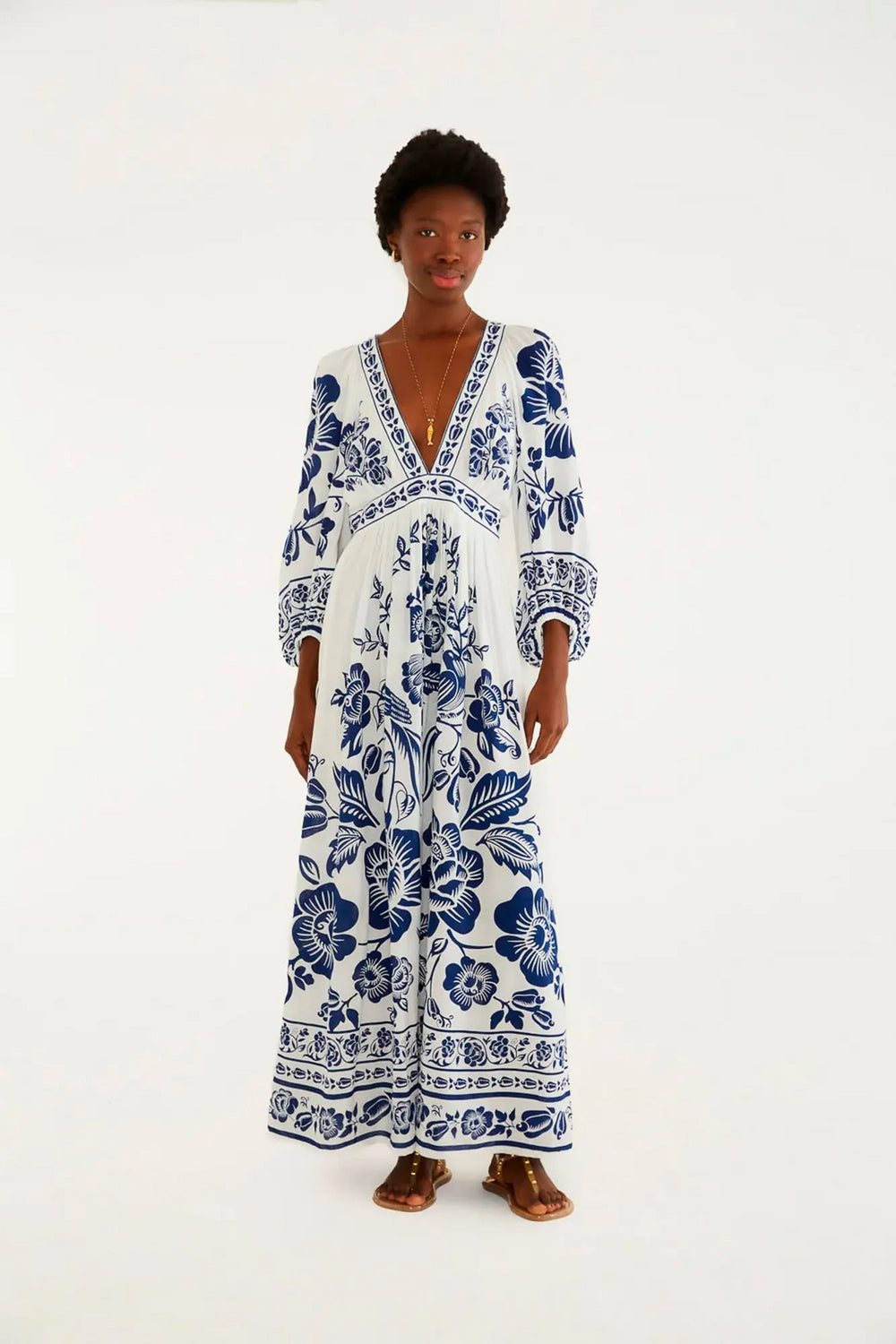 Maxi Vestido Noite De Passaro