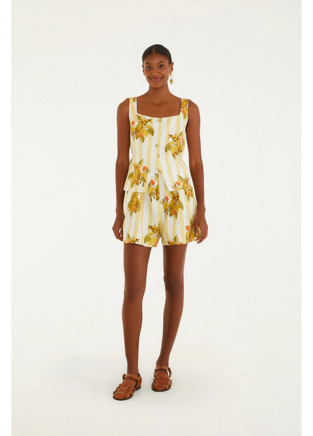 Short Estampado Passaro Chic FARM RIO SHORTS Malva CO