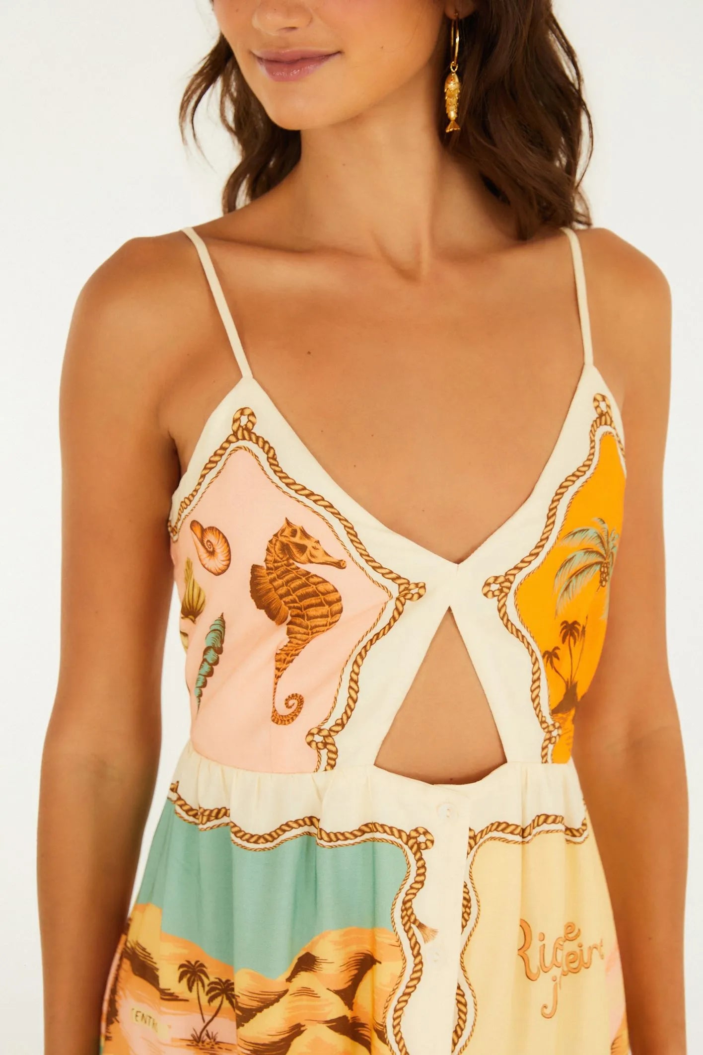 Midi Vestido Souvenir Litoral