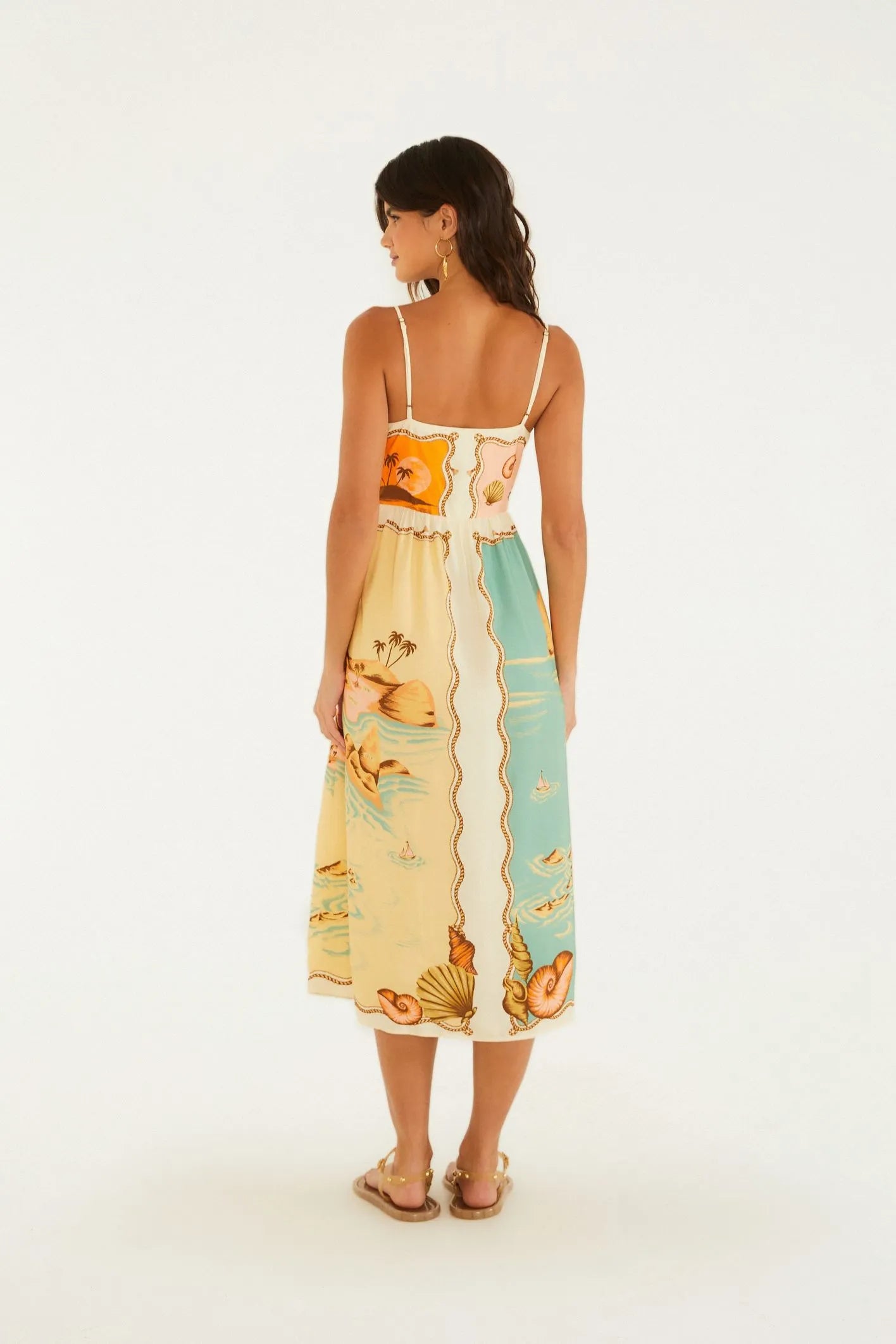 Midi Vestido Souvenir Litoral