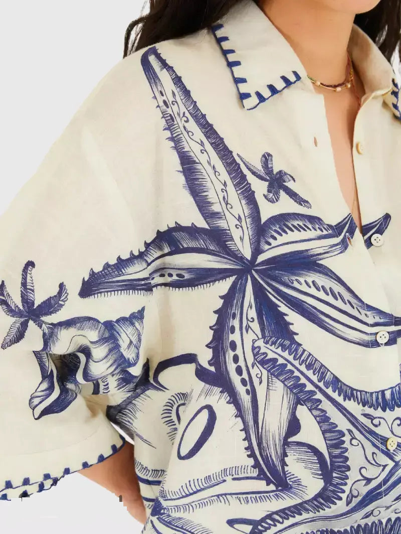 Camisa Mar De Estrelas