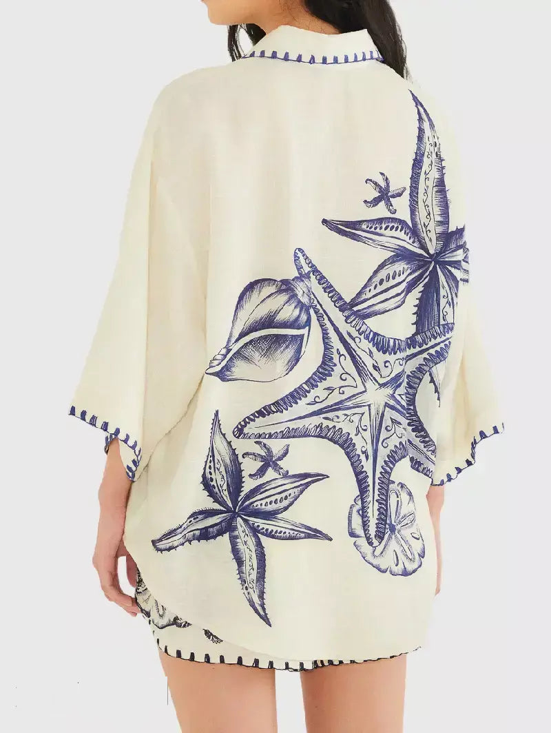 Camisa Mar De Estrelas