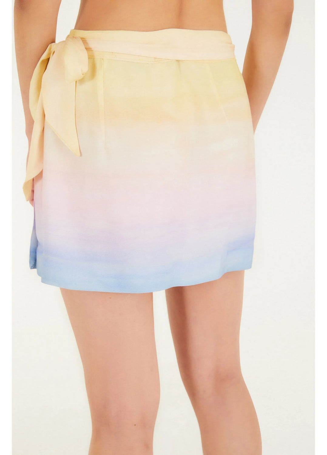 Mini Falda Transpassada Floral Lena