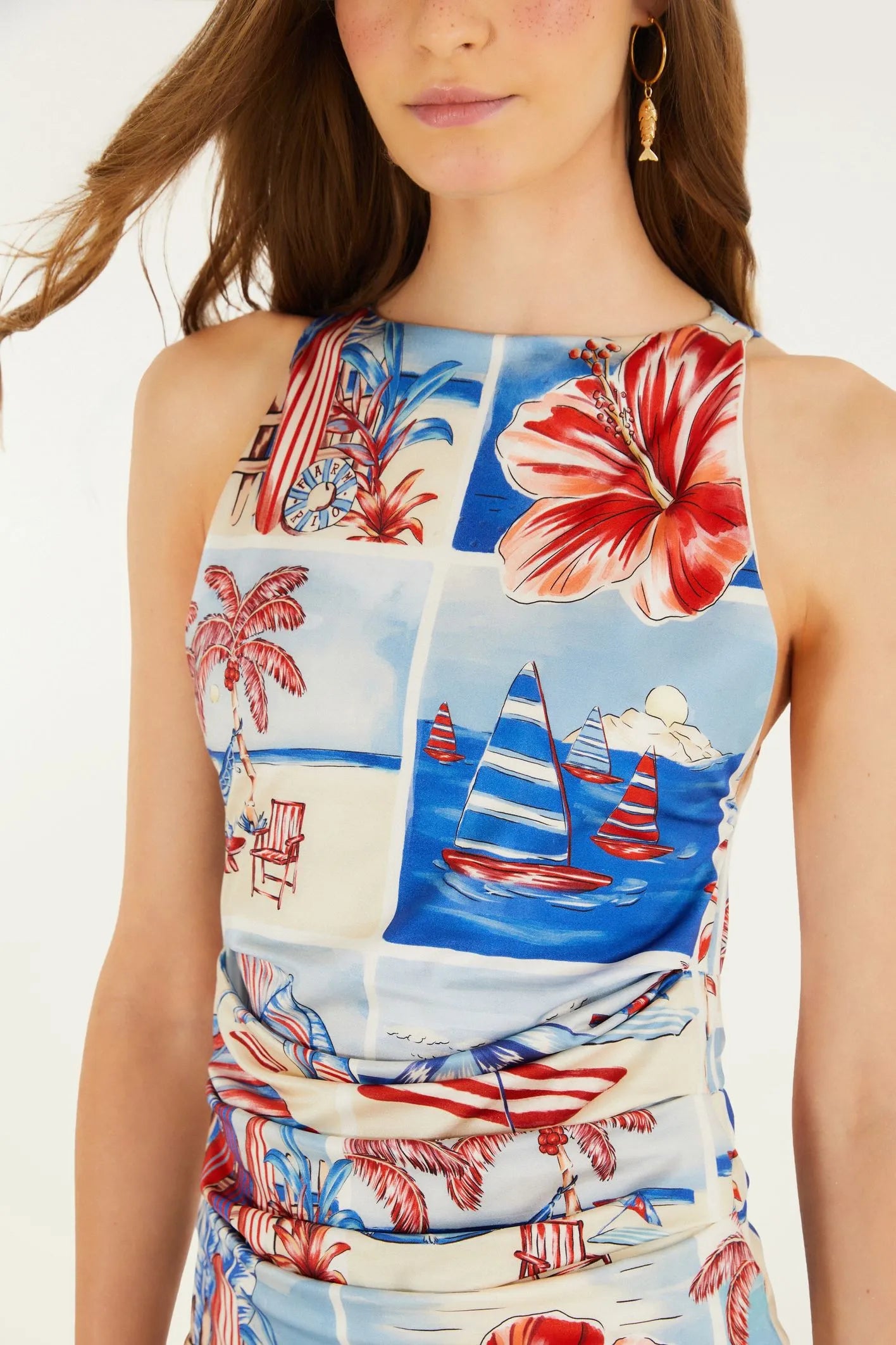 Mini Vestido Diario De Verao