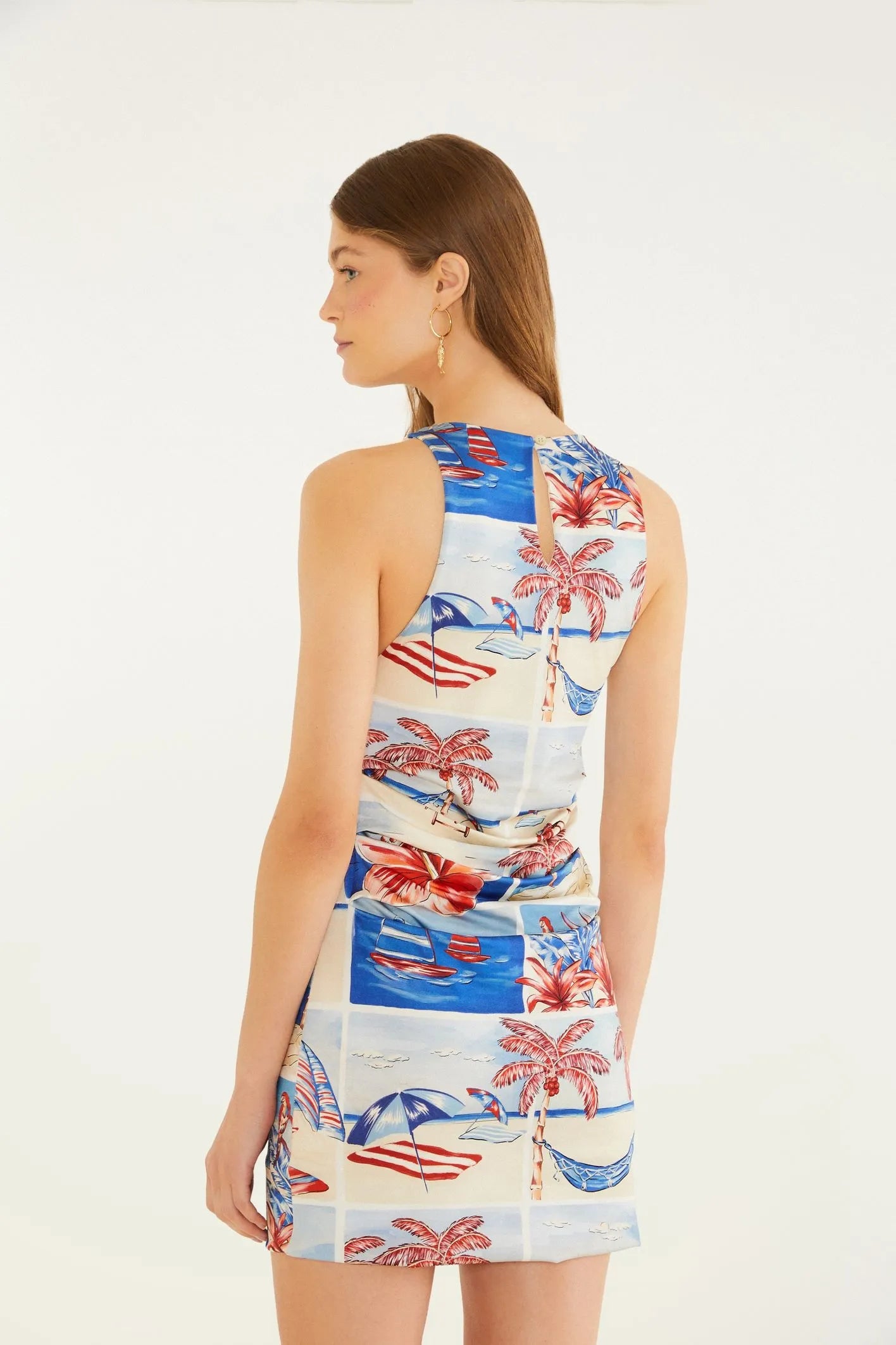 Mini Vestido Diario De Verao