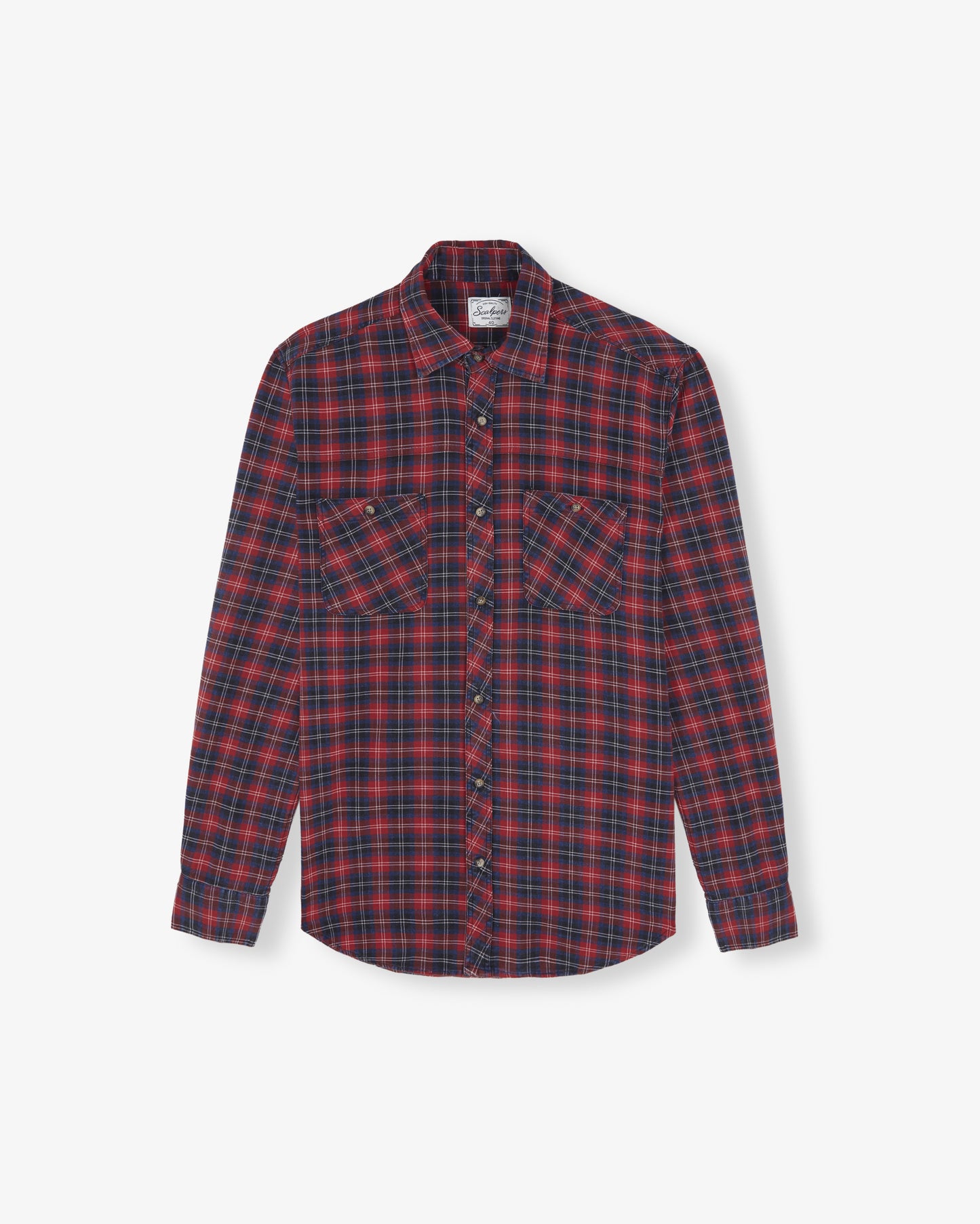Camisa Cuadros Bolsillos