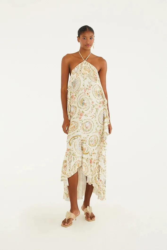 Midi Vestido Frente Unica Relicario