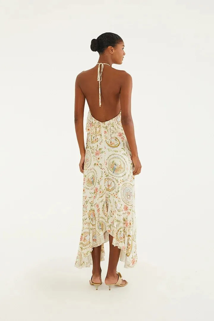 Midi Vestido Frente Unica Relicario