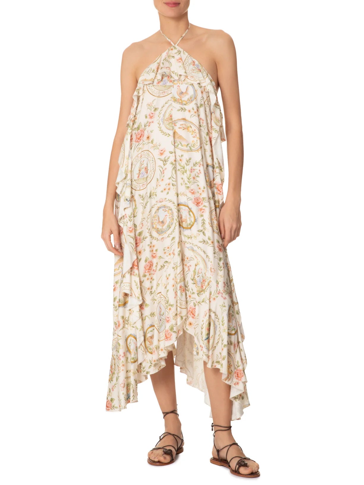 Midi Vestido Frente Unica Relicario