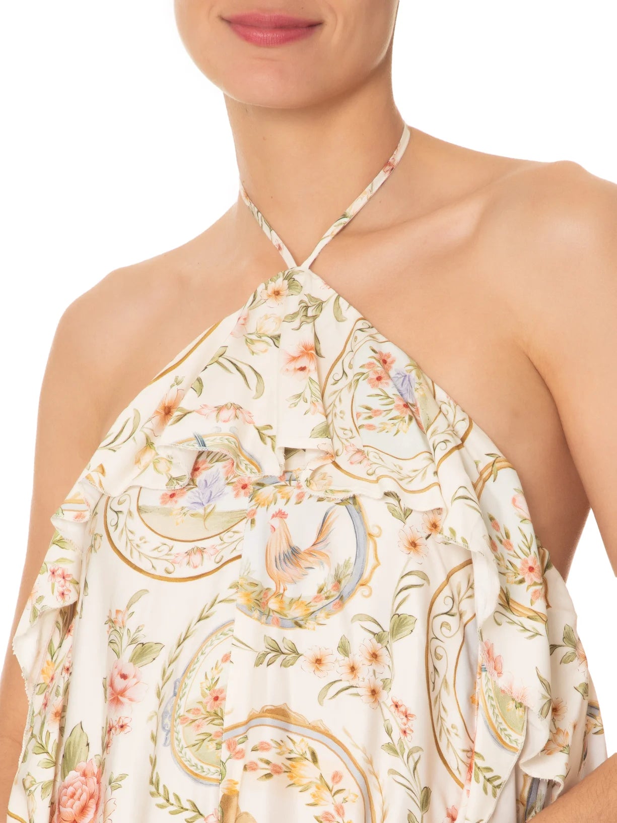 Midi Vestido Frente Unica Relicario