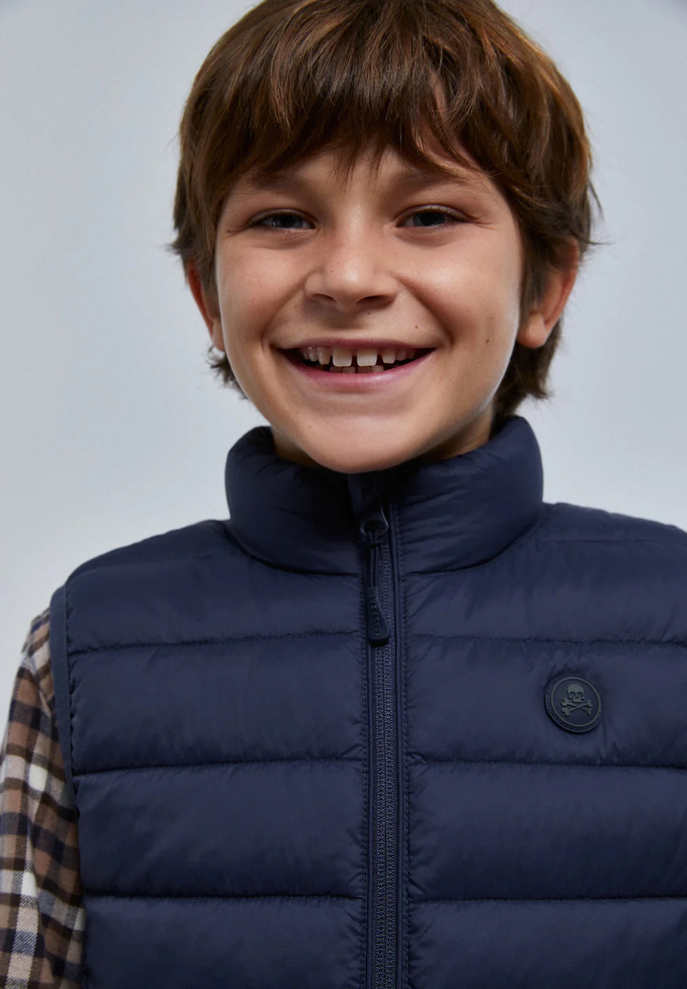 Chaleco Sc Kids Acolchado Ligero Calavera