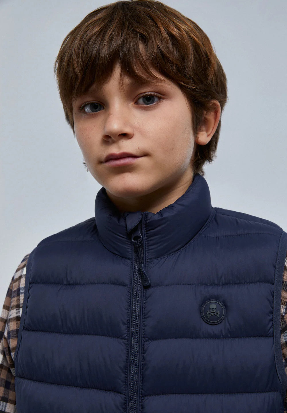 Chaleco Sc Kids Acolchado Ligero Calavera
