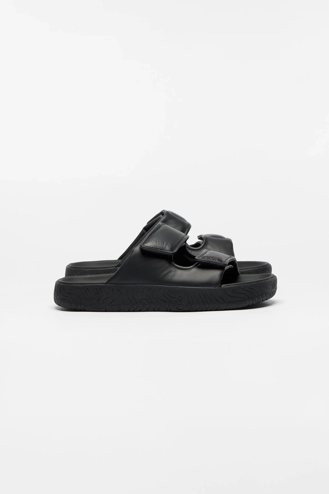 Sandalia Veja De Mujer Etna Bold  Leather Full Black