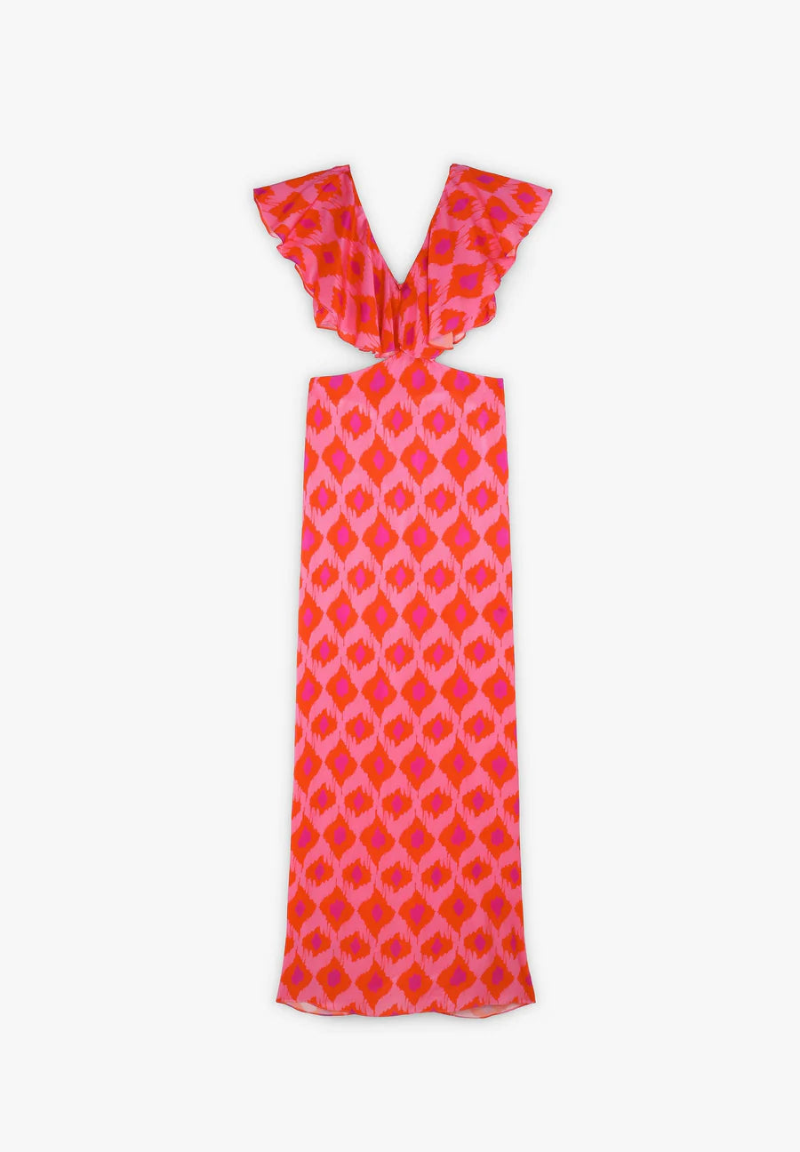 Vestido Ruffle Open