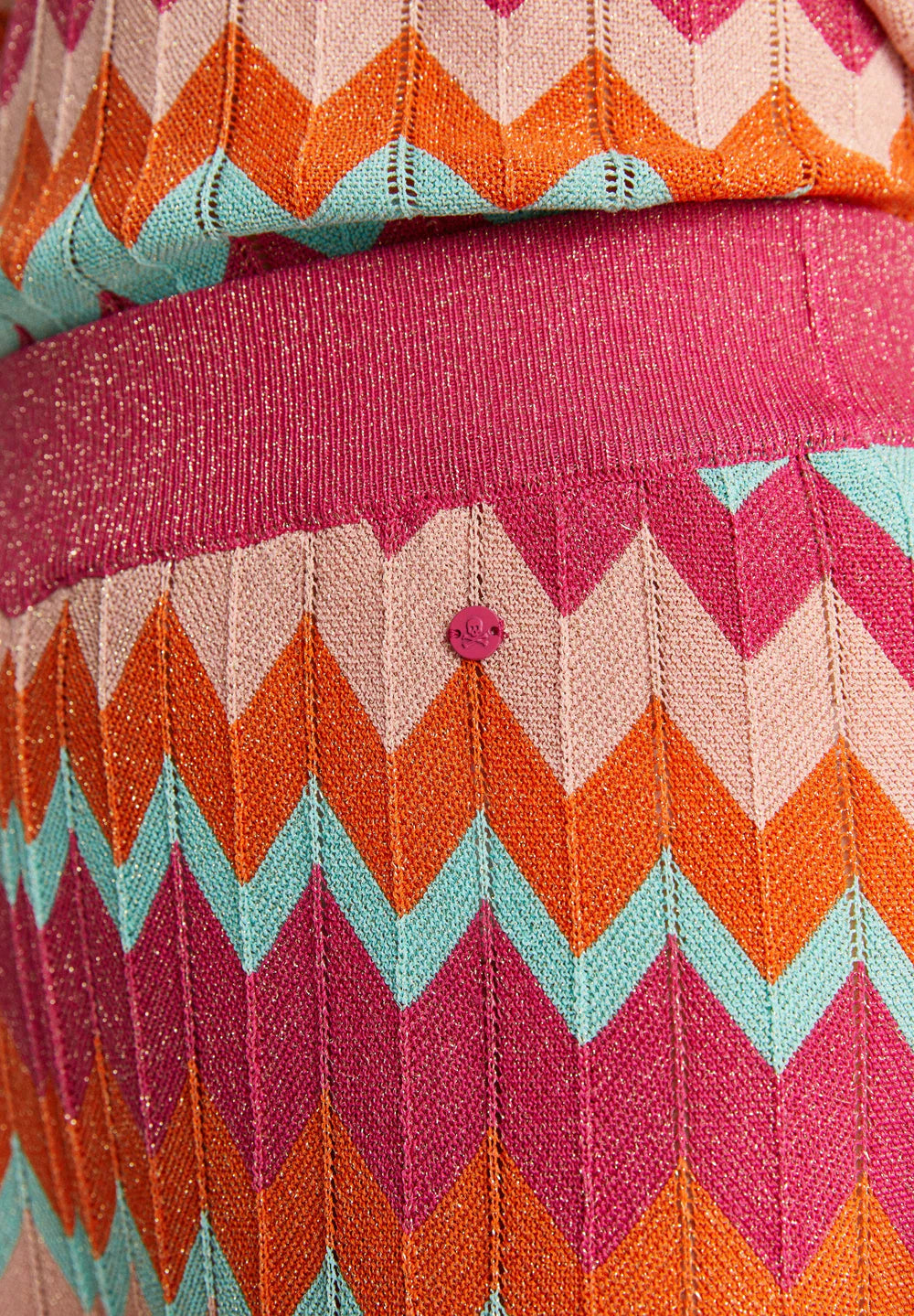 Pantalón Punto Zigzag Lurex