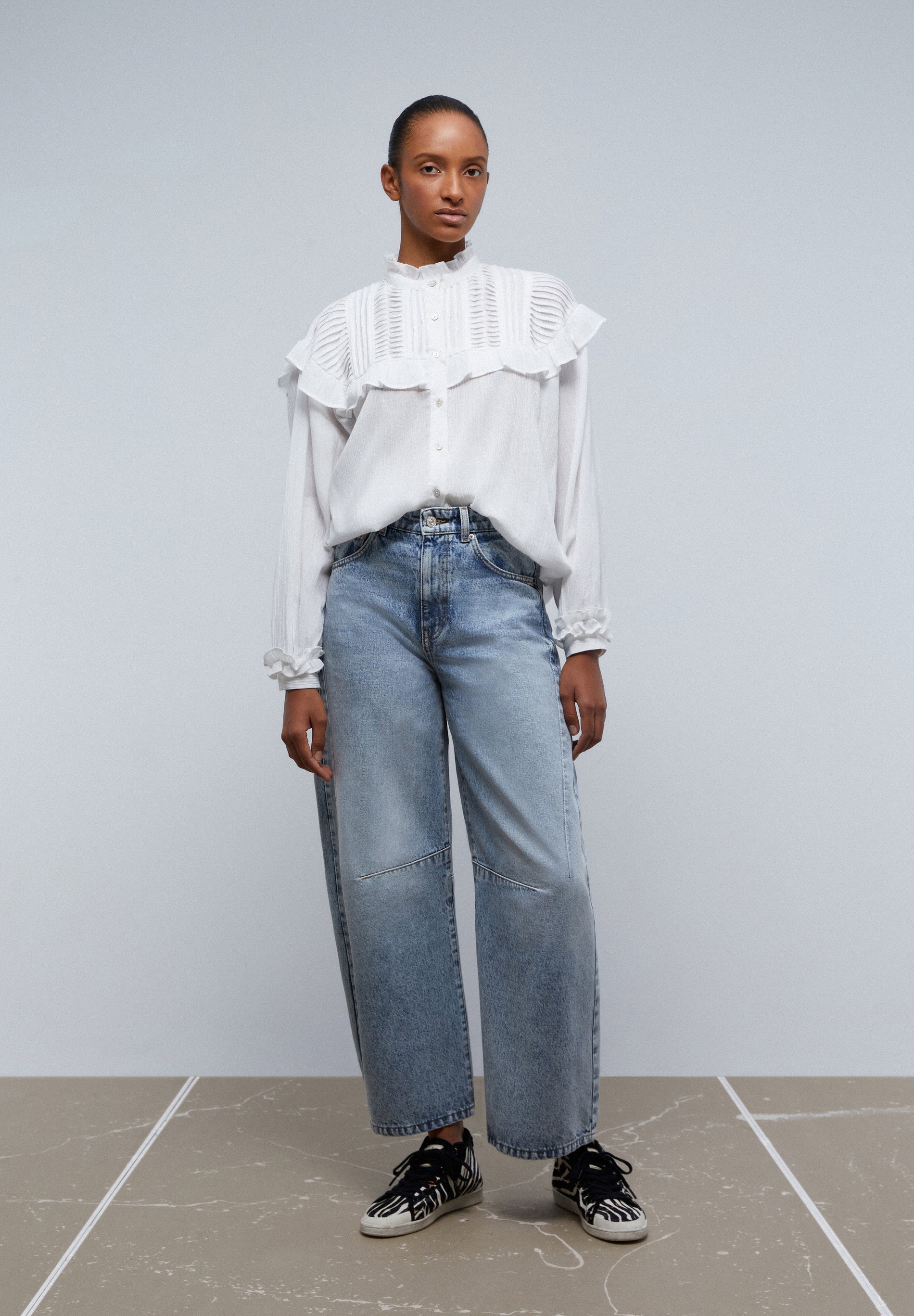 Pantalon Ballon Denim