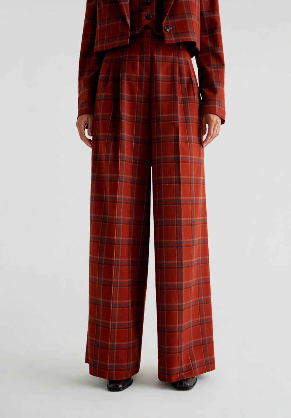 Pantalon Terracotta Check