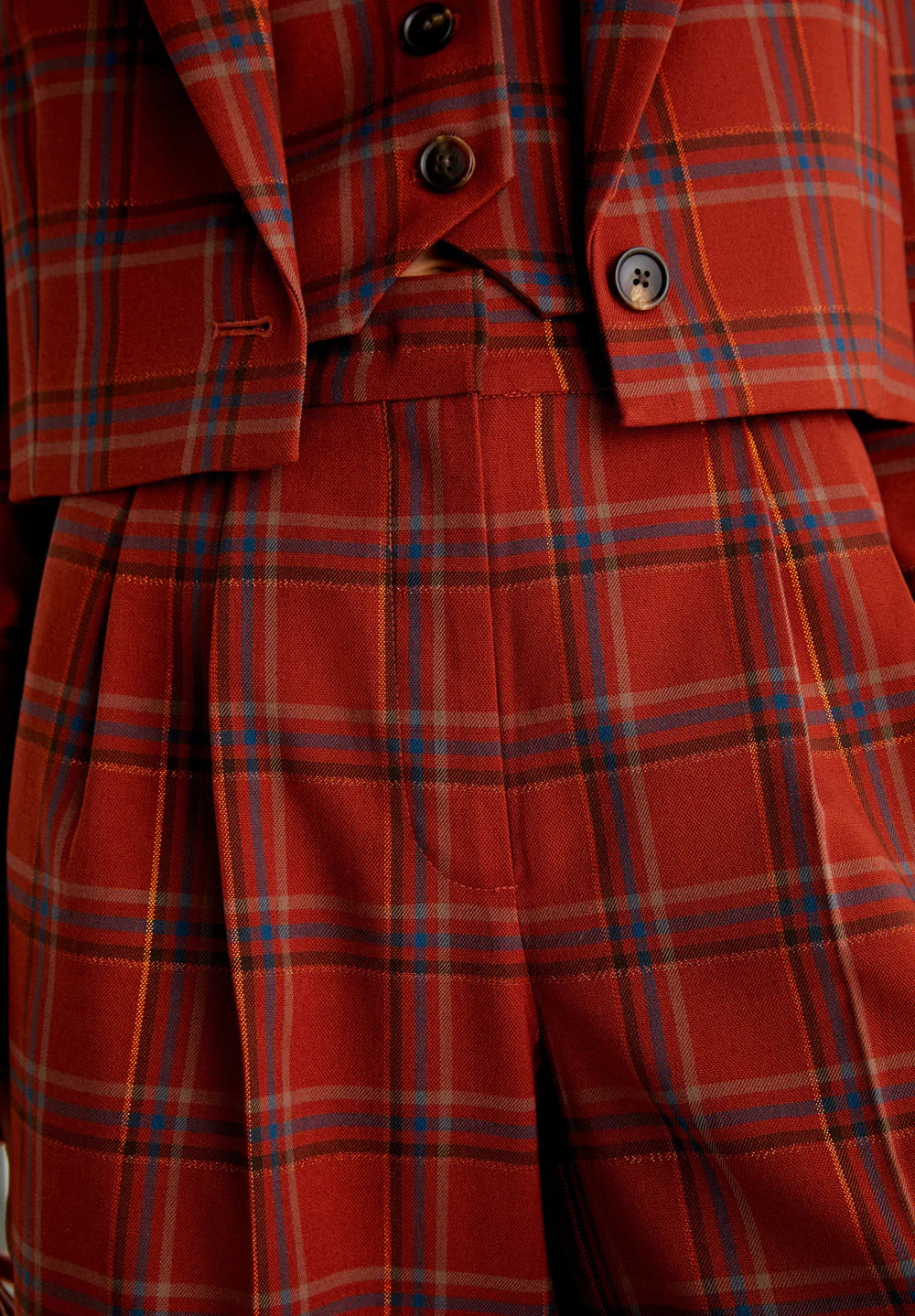 Pantalon Terracotta Check