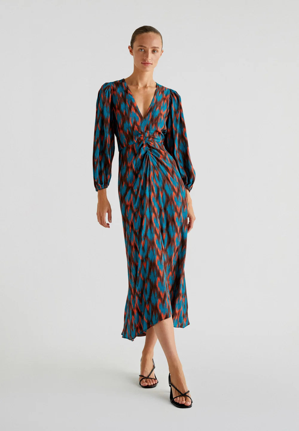 Midi Vestido Dis Print