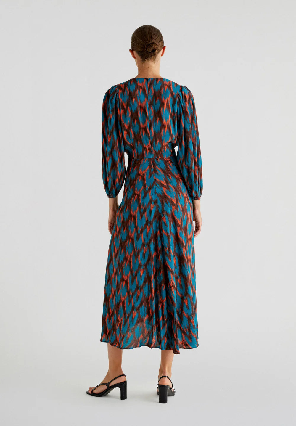 Midi Vestido Dis Print