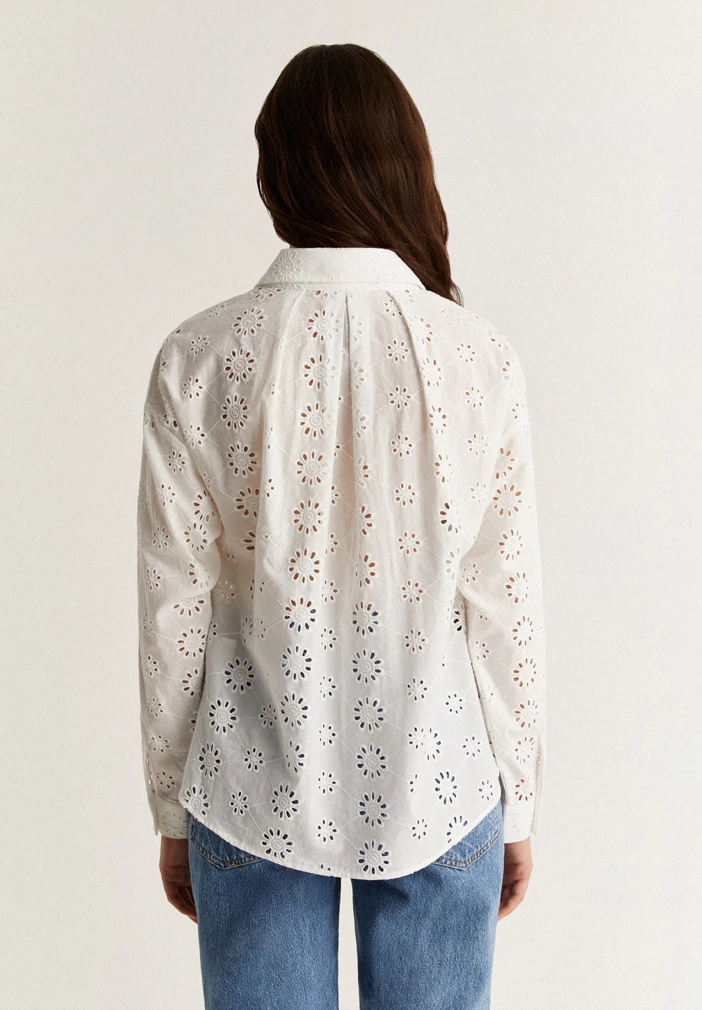 Camisa Broderie