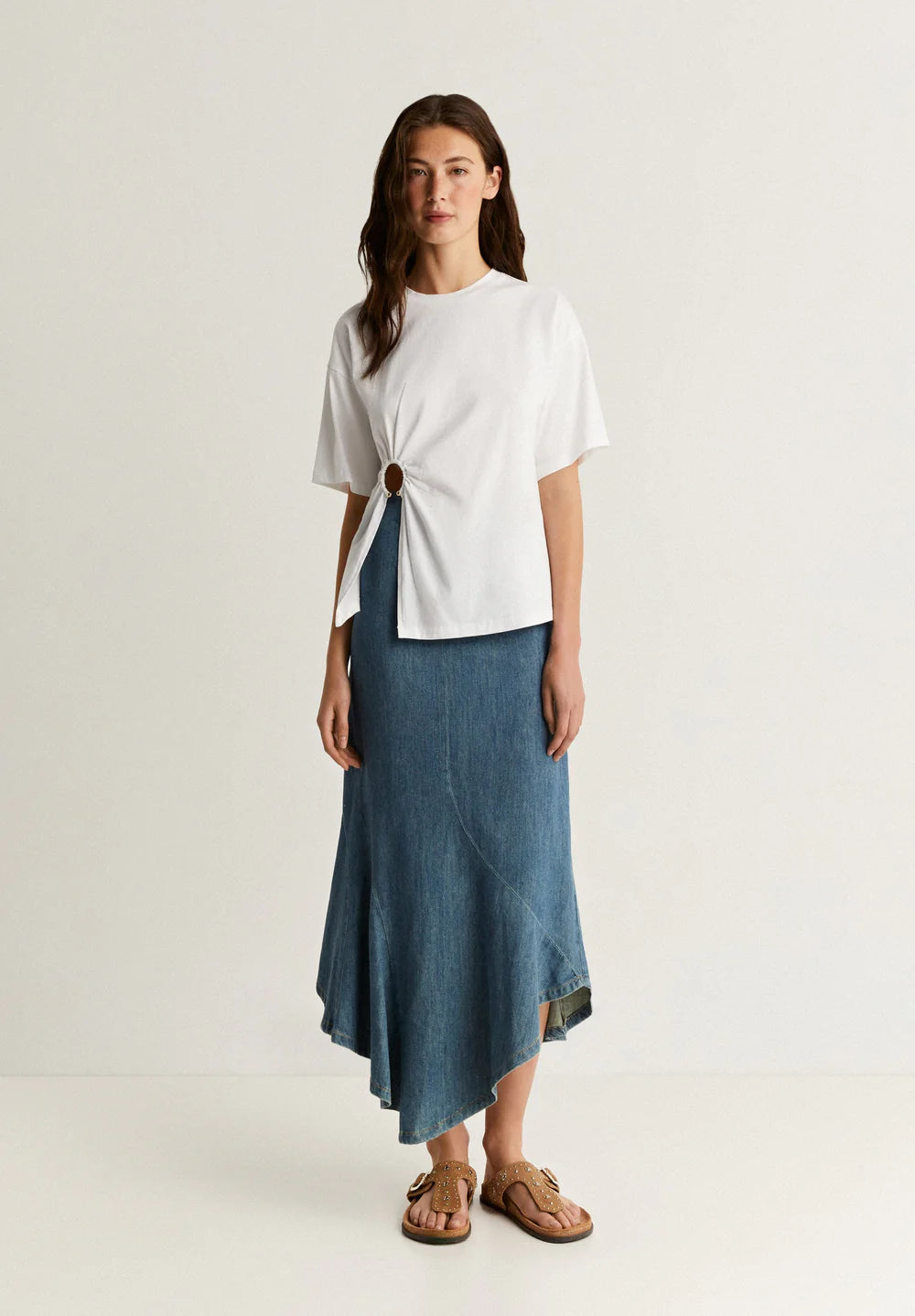 T-Shirt Front Eyelet Tee