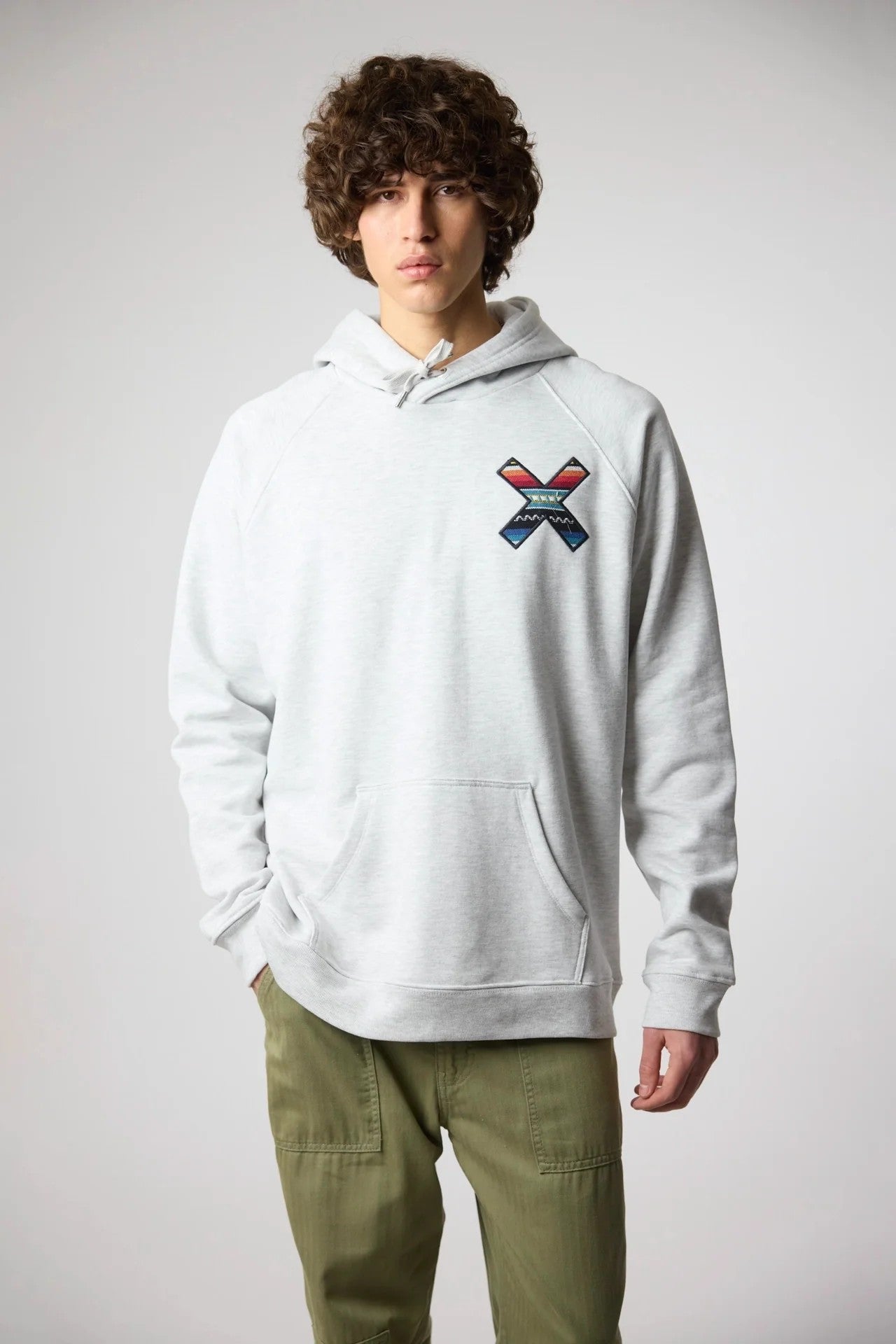 Hoodie Classic Light Grey Melange