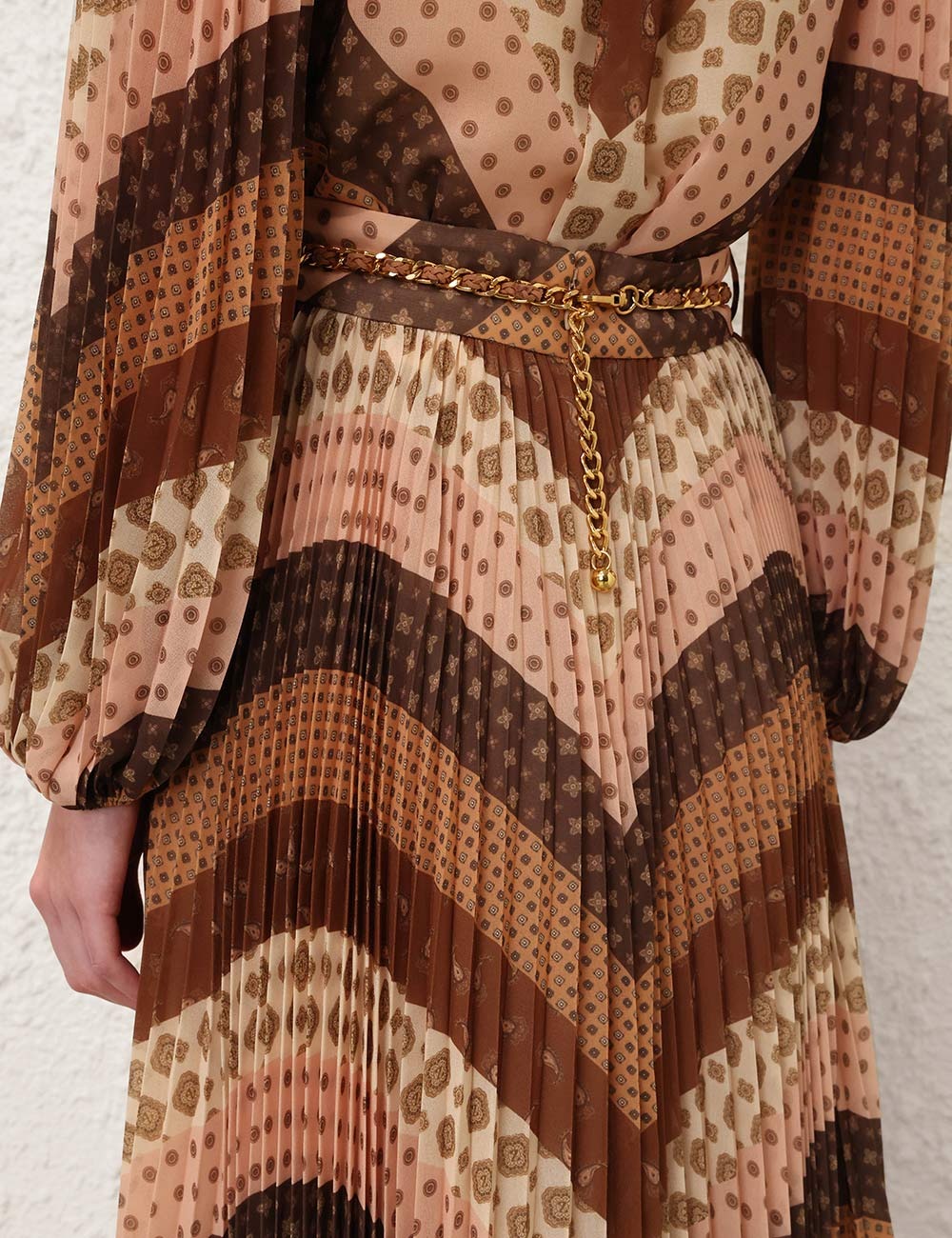 Midi Falda Sunray Pleated