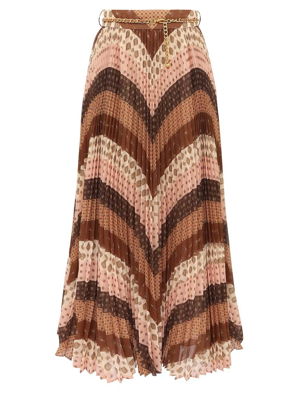 Midi Falda Sunray Pleated