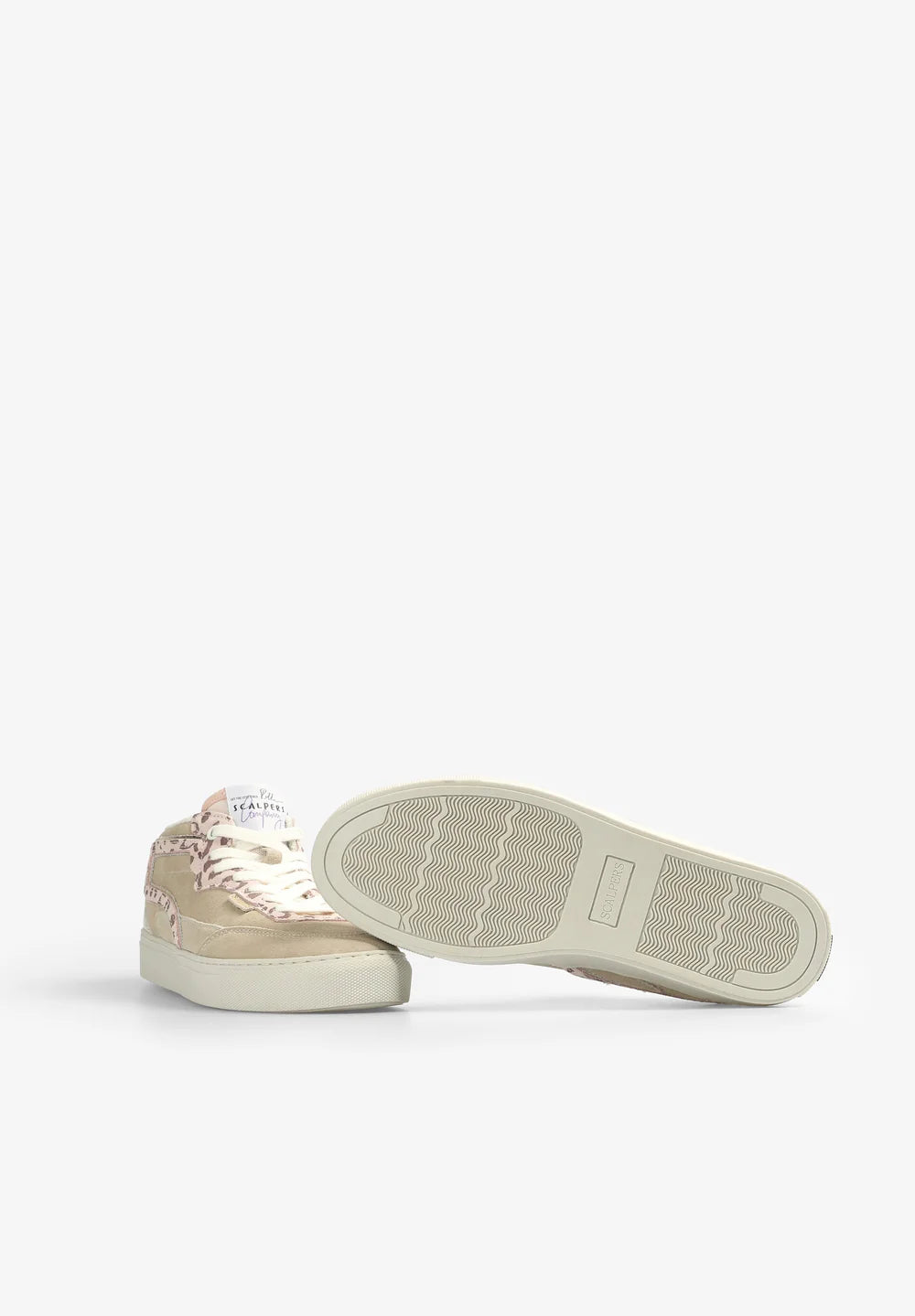 Tenis Scalpers Animal Print Detalle Metalizado Mujer