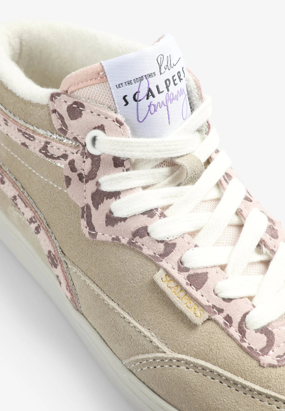 Tenis Scalpers Animal Print Detalle Metalizado Mujer