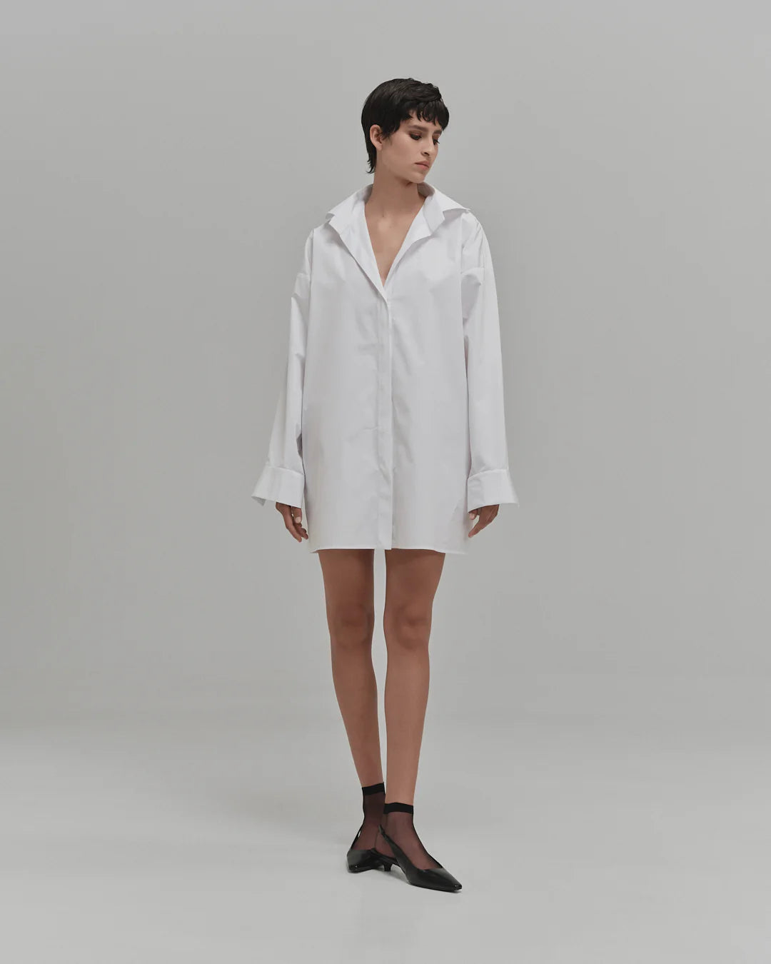 Mini Vestido Camisero El Caminante Oversized
