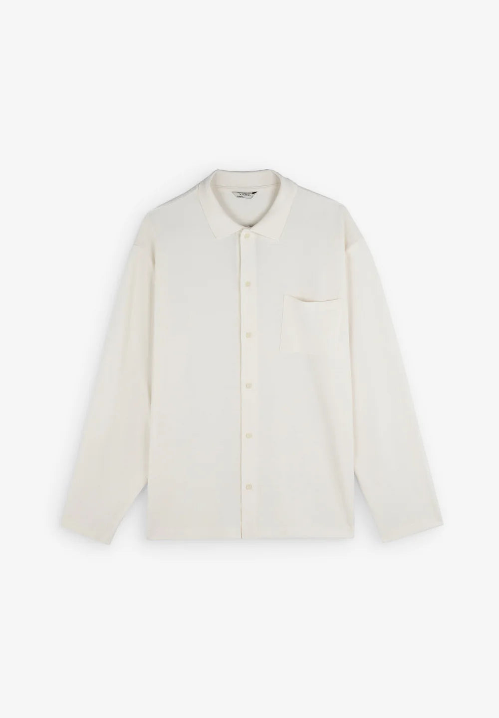 Camisas Pique Cardigan Ls